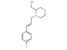 {4-[(2E)-3-(4-fluorophenyl)prop-2-en-1-yl]morpholin-3-yl}methanol