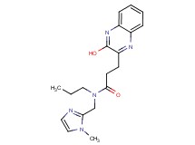 3-(3-hydroxyquinoxalin-2-yl)-N-[(1-methyl-1H-imidazol-2-yl)methyl]-N-propylpropanamide