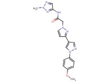 2-[1'-(4-methoxyphenyl)-1H,1'H-3,4'-bipyrazol-1-yl]-N-(2-methyl-2H-1,2,3-triazol-4-yl)acetamide