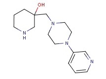 3-{[4-(3-pyridinyl)-1-piperazinyl]methyl}-3-piperidinol dihydrochloride