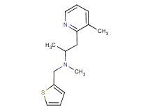 N-methyl-1-(3-methylpyridin-2-yl)-N-(2-thienylmethyl)propan-2-amine