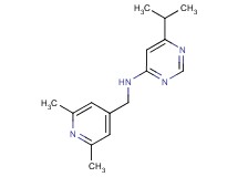 N-[(2,6-dimethylpyridin-4-yl)methyl]-6-isopropylpyrimidin-4-amine