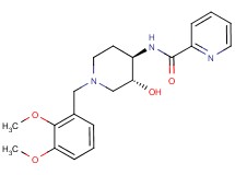 N-[(3R*,4R*)-1-(2,3-dimethoxybenzyl)-3-hydroxypiperidin-4-yl]pyridine-2-carboxamide