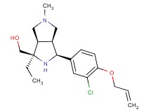 {(1R*,3S*,3aS*,6aR*)-3-[4-(allyloxy)-3-chlorophenyl]-1-ethyl-5-methyloctahydropyrrolo[3,4-c]pyrrol-1-yl}methanol
