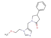 1-{[1-(2-methoxyethyl)-1H-imidazol-5-yl]methyl}-4-phenylpyrrolidin-2-one