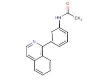 N-(3-isoquinolin-1-ylphenyl)acetamide