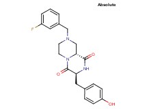 (3S,9aR)-8-(3-fluorobenzyl)-3-(4-hydroxybenzyl)tetrahydro-2H-pyrazino[1,2-a]pyrazine-1,4(3H,6H)-dione