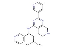N-(3-methyl-1-pyridin-3-ylbutyl)-2-pyridin-3-yl-5,6,7,8-tetrahydropyrido[3,4-d]pyrimidin-4-amine