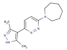 1-[6-(3,5-dimethyl-1H-pyrazol-4-yl)pyridazin-3-yl]azepane