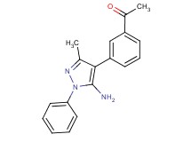 1-[3-(5-amino-3-methyl-1-phenyl-1H-pyrazol-4-yl)phenyl]ethanone