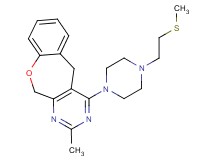 2-methyl-4-{4-[2-(methylthio)ethyl]piperazin-1-yl}-5,11-dihydro[1]benzoxepino[3,4-d]pyrimidine