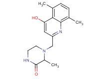 4-[(4-hydroxy-5,8-dimethylquinolin-2-yl)methyl]-3-methylpiperazin-2-one