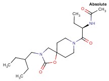 N-((1R)-1-{[3-(2-ethylbutyl)-2-oxo-1-oxa-3,8-diazaspiro[4.5]dec-8-yl]carbonyl}propyl)acetamide