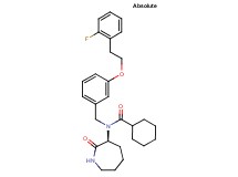 N-{3-[2-(2-fluorophenyl)ethoxy]benzyl}-N-[(3S)-2-oxo-3-azepanyl]cyclohexanecarboxamide