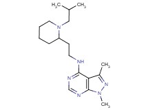 N-[2-(1-isobutyl-2-piperidinyl)ethyl]-1,3-dimethyl-1H-pyrazolo[3,4-d]pyrimidin-4-amine