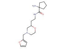 1-amino-N-{2-[4-(2-furylmethyl)-2-morpholinyl]ethyl}cyclopentanecarboxamide dihydrochloride