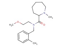 N-(2-methoxyethyl)-1-methyl-N-(2-methylbenzyl)-2-azepanecarboxamide
