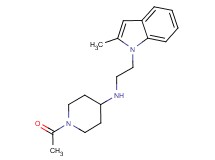 1-acetyl-N-[2-(2-methyl-1H-indol-1-yl)ethyl]piperidin-4-amine