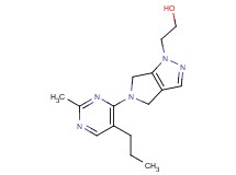 2-[5-(2-methyl-5-propylpyrimidin-4-yl)-5,6-dihydropyrrolo[3,4-c]pyrazol-1(4H)-yl]ethanol