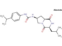 N-[(3S,7S,8aS)-3-isobutyl-1,4-dioxooctahydropyrrolo[1,2-a]pyrazin-7-yl]-N'-(4-isopropylphenyl)urea