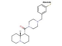 (1R,9aR)-1-{[4-(3-fluorobenzyl)piperazin-1-yl]carbonyl}octahydro-2H-quinolizine