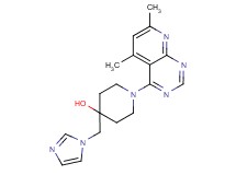 1-(5,7-dimethylpyrido[2,3-d]pyrimidin-4-yl)-4-(1H-imidazol-1-ylmethyl)piperidin-4-ol
