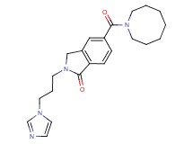 5-(azocan-1-ylcarbonyl)-2-[3-(1H-imidazol-1-yl)propyl]isoindolin-1-one