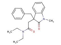 2-(3-benzyl-1-methyl-2-oxo-2,3-dihydro-1H-indol-3-yl)-N,N-diethylacetamide