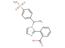 2-(1-{1-[4-(methylsulfonyl)phenyl]ethyl}-1H-imidazol-2-yl)benzoic acid