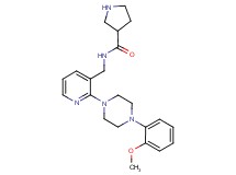 N-({2-[4-(2-methoxyphenyl)piperazin-1-yl]pyridin-3-yl}methyl)pyrrolidine-3-carboxamide