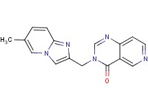 3-[(6-methylimidazo[1,2-a]pyridin-2-yl)methyl]pyrido[4,3-d]pyrimidin-4(3H)-one