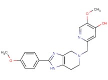 5-methoxy-2-{[2-(4-methoxyphenyl)-1,4,6,7-tetrahydro-5H-imidazo[4,5-c]pyridin-5-yl]methyl}pyridin-4-ol
