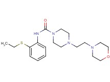 N-[2-(ethylthio)phenyl]-4-(2-morpholin-4-ylethyl)piperazine-1-carboxamide