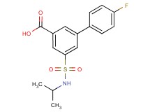 4'-fluoro-5-[(isopropylamino)sulfonyl]biphenyl-3-carboxylic acid
