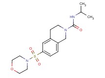 N-isopropyl-6-(morpholin-4-ylsulfonyl)-3,4-dihydroisoquinoline-2(1H)-carboxamide