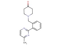 1-[2-(4-methyl-2-pyrimidinyl)benzyl]-4-piperidinone