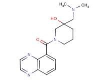 3-[(dimethylamino)methyl]-1-(5-quinoxalinylcarbonyl)-3-piperidinol