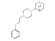 3-{4-[2-(phenylthio)ethyl]-1-piperazinyl}quinuclidine