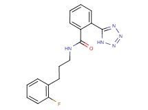 N-[3-(2-fluorophenyl)propyl]-2-(1H-tetrazol-5-yl)benzamide