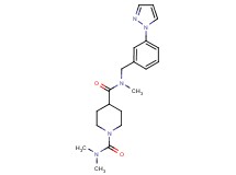 N~1~,N~1~,N~4~-trimethyl-N~4~-[3-(1H-pyrazol-1-yl)benzyl]-1,4-piperidinedicarboxamide