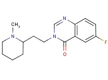 6-fluoro-3-[2-(1-methylpiperidin-2-yl)ethyl]quinazolin-4(3H)-one