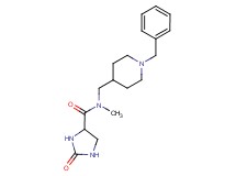 N-[(1-benzyl-4-piperidinyl)methyl]-N-methyl-2-oxo-4-imidazolidinecarboxamide