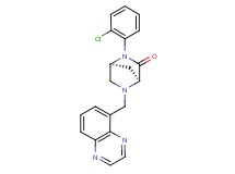 (1S*,4S*)-2-(2-chlorophenyl)-5-(5-quinoxalinylmethyl)-2,5-diazabicyclo[2.2.1]heptan-3-one
