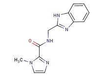 N-(1H-benzimidazol-2-ylmethyl)-1-methyl-1H-imidazole-2-carboxamide