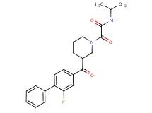 2-{3-[(2-fluorobiphenyl-4-yl)carbonyl]piperidin-1-yl}-N-isopropyl-2-oxoacetamide