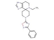 5-ethyl-1'-(3-phenyl-1,2,4-oxadiazol-5-yl)-1,5,6,7-tetrahydrospiro[imidazo[4,5-c]pyridine-4,4'-piperidine]