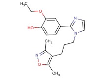 4-{1-[3-(3,5-dimethylisoxazol-4-yl)propyl]-1H-imidazol-2-yl}-2-ethoxyphenol