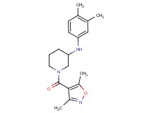 1-[(3,5-dimethyl-4-isoxazolyl)carbonyl]-N-(3,4-dimethylphenyl)-3-piperidinamine