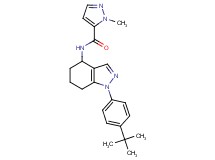 N-[1-(4-tert-butylphenyl)-4,5,6,7-tetrahydro-1H-indazol-4-yl]-1-methyl-1H-pyrazole-5-carboxamide