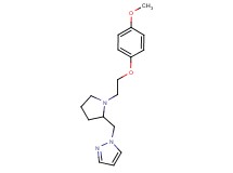 1-({1-[2-(4-methoxyphenoxy)ethyl]pyrrolidin-2-yl}methyl)-1H-pyrazole